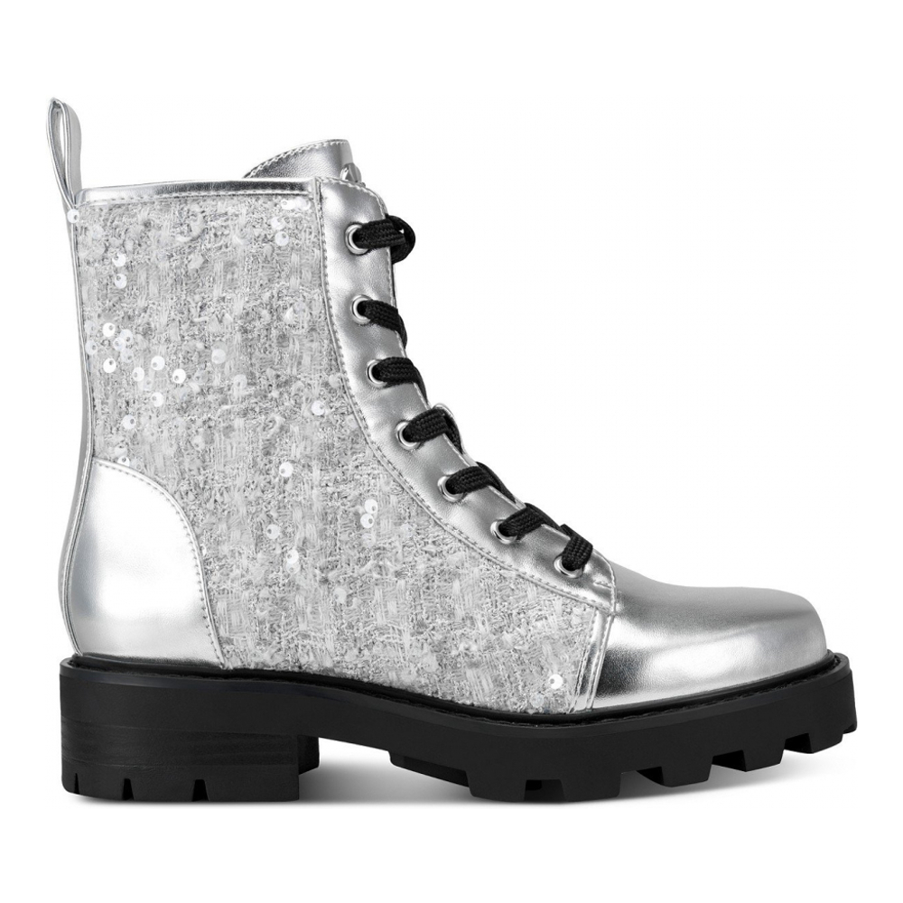 'Marlee Lace-Up Sequin' Kampfstiefel für Damen