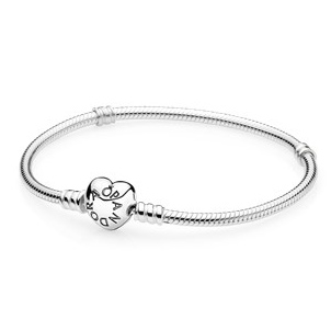 Women's 'Heart Clasp Snake' Bracelet