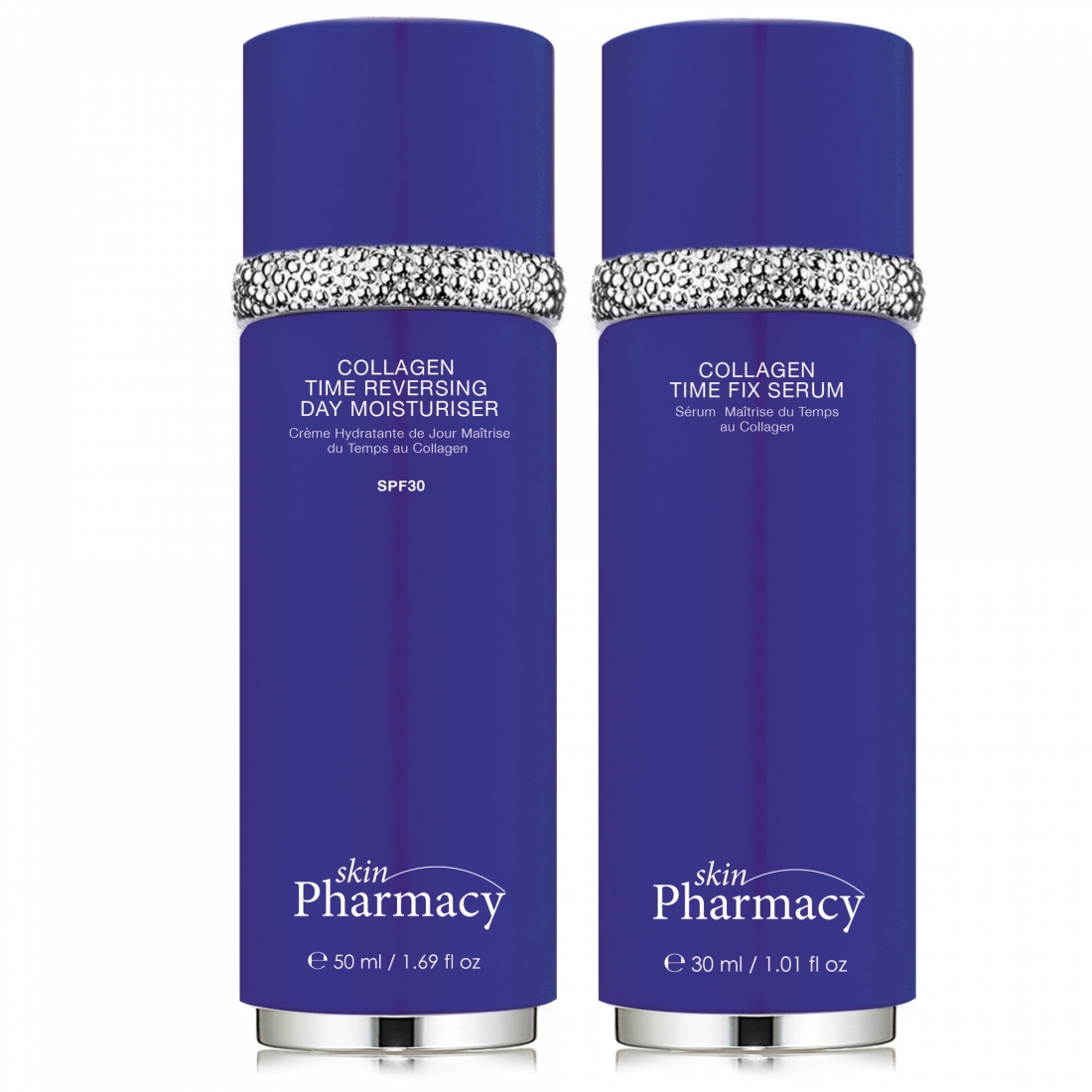 Skin Pharmacy - Collagen Time Fix Serum + Reversing Day Moisturiser