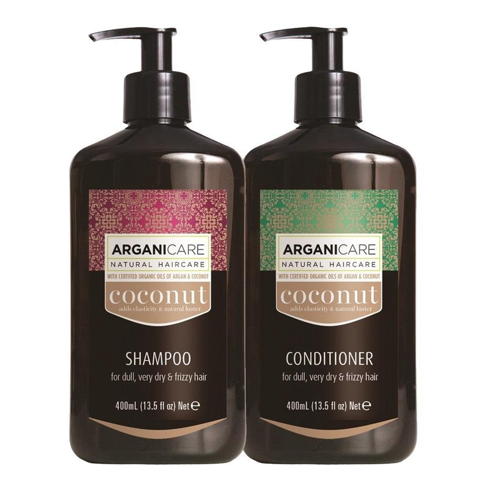 'Duo Coco Shampooing + Après-Shampooing' - 400 ml, 2 Pièces