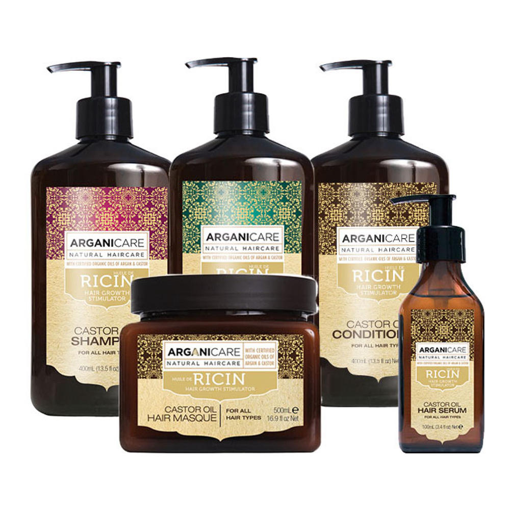 'Castor Oil' Haarpflege-Set - 5 Stücke