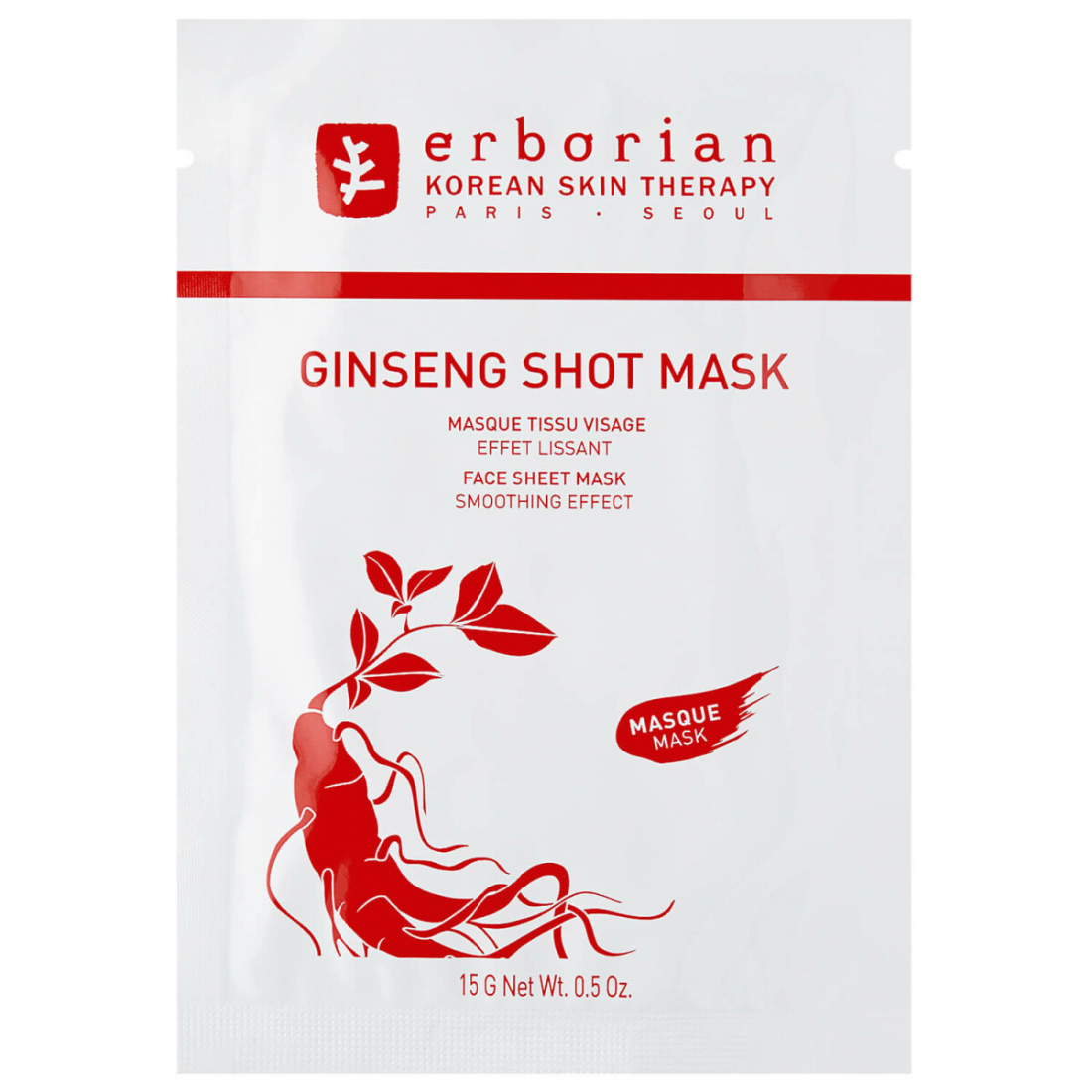 Ginseng Shot Mask Effet Lissant - 15 g