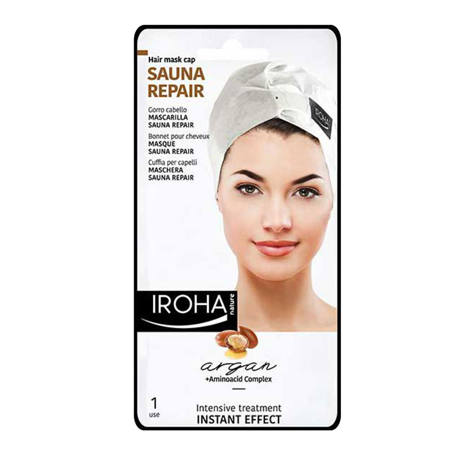 Iroha - Masque 'Sauna Repair' - Bonnet pour cheveux - 1 util.
