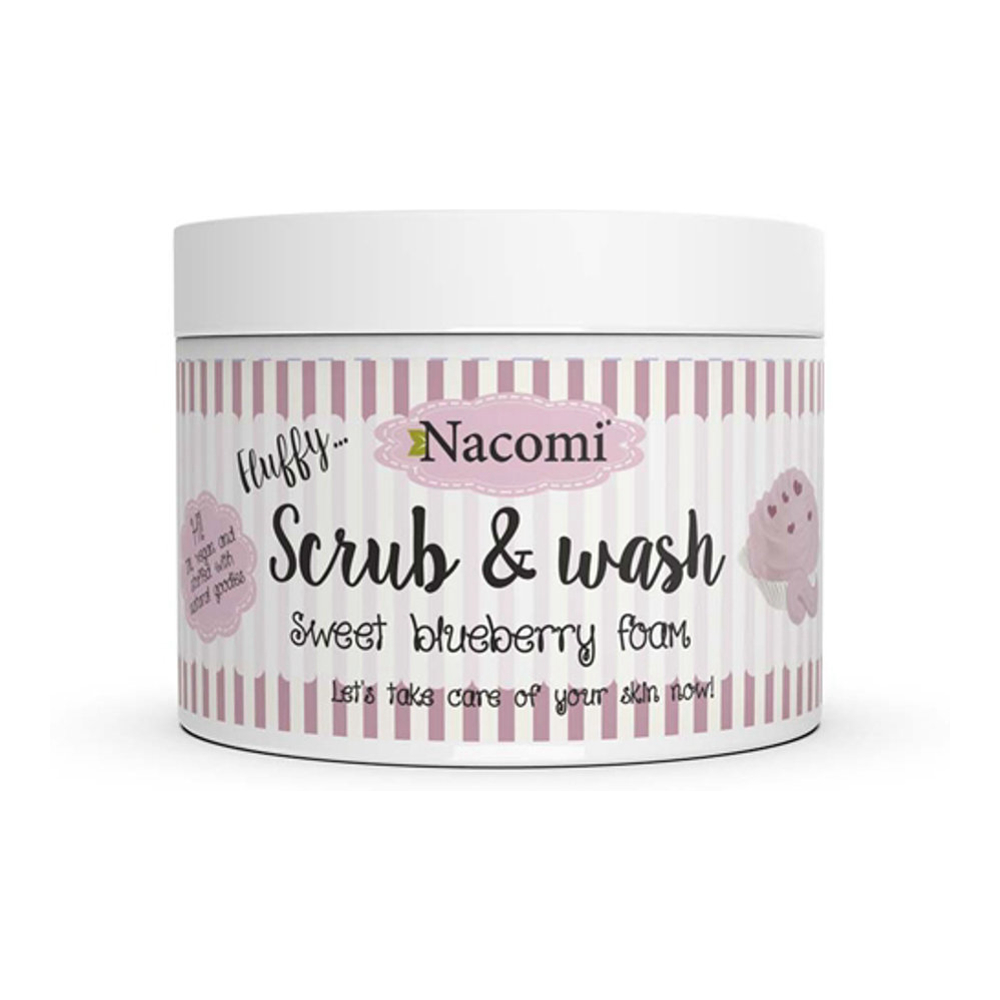 'Fluffy Scrub & Wash Sweet Blueberry' Body Scrub - 180 ml