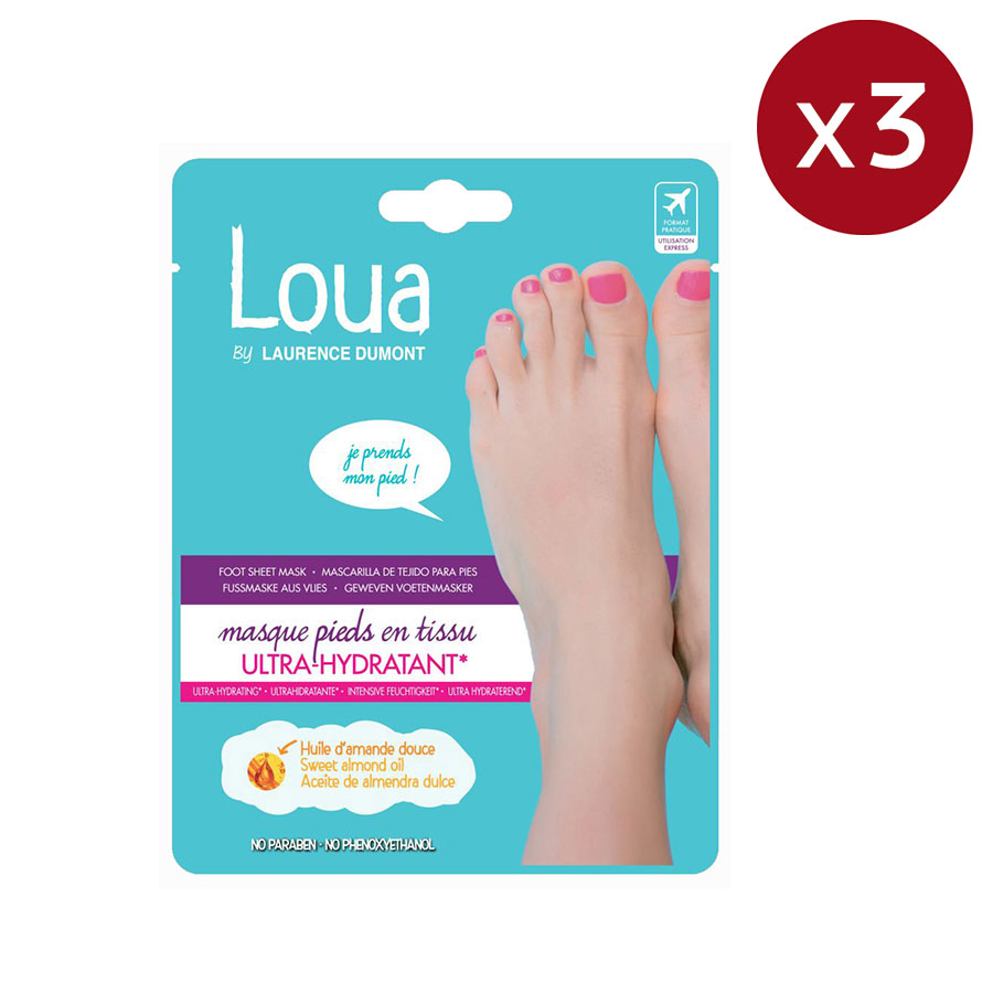 'Ultra-Hydratant' Foot Tissue Mask - 16 ml, 3 Pack
