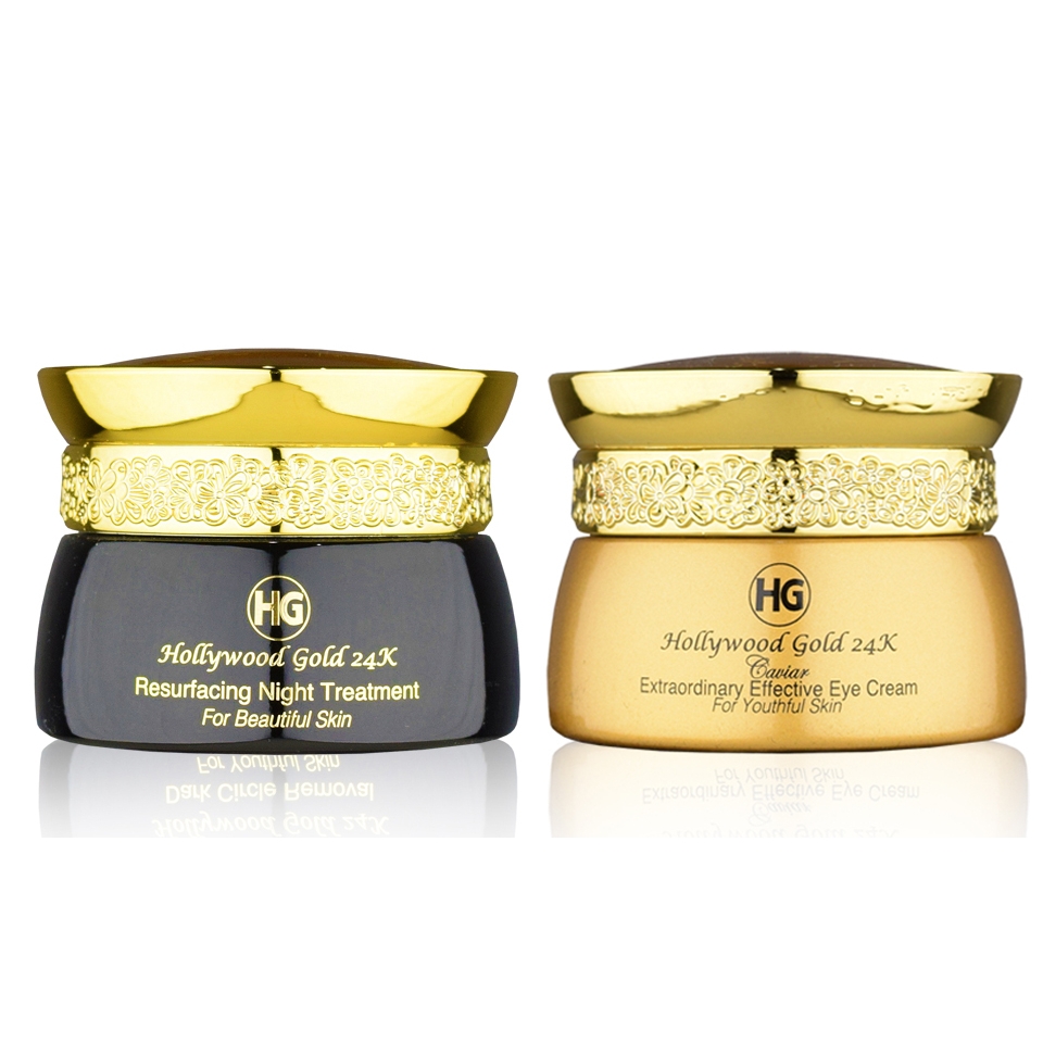Hollywood Gold 24k - Duo - Night Treatment & Eye Cream