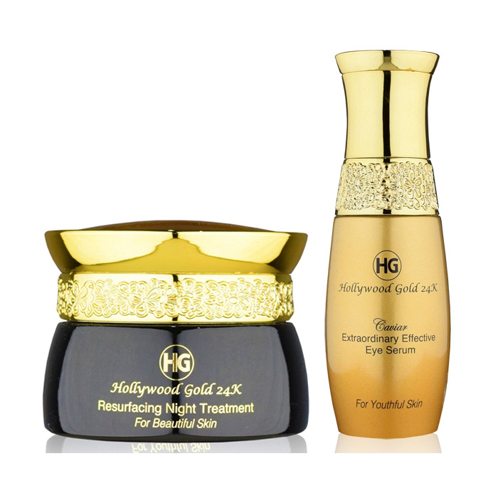 Hollywood Gold 24k - Duo - Night Treatment & Eye Serum