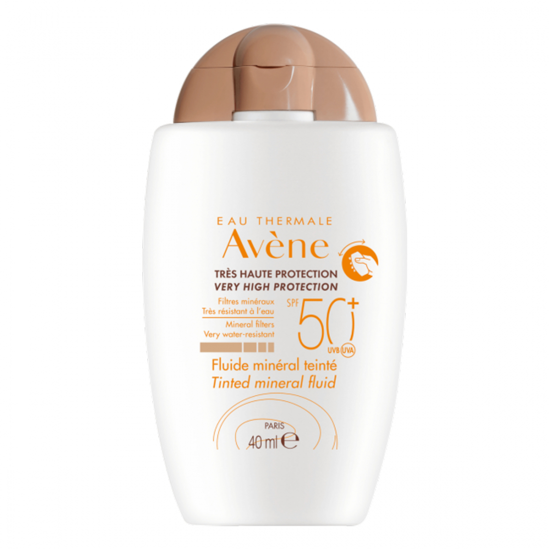 'Solaire Haute Protection Fluid Mineral SPF50+' Getönter Sonnenschutz - 40 ml