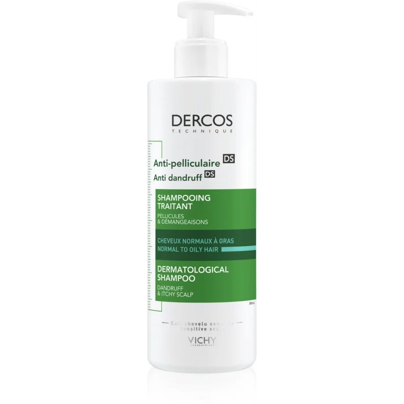 Dercos Shampooing Anti-Pelliculaire DS - Cheveux Normaux à Gras - 400 ml