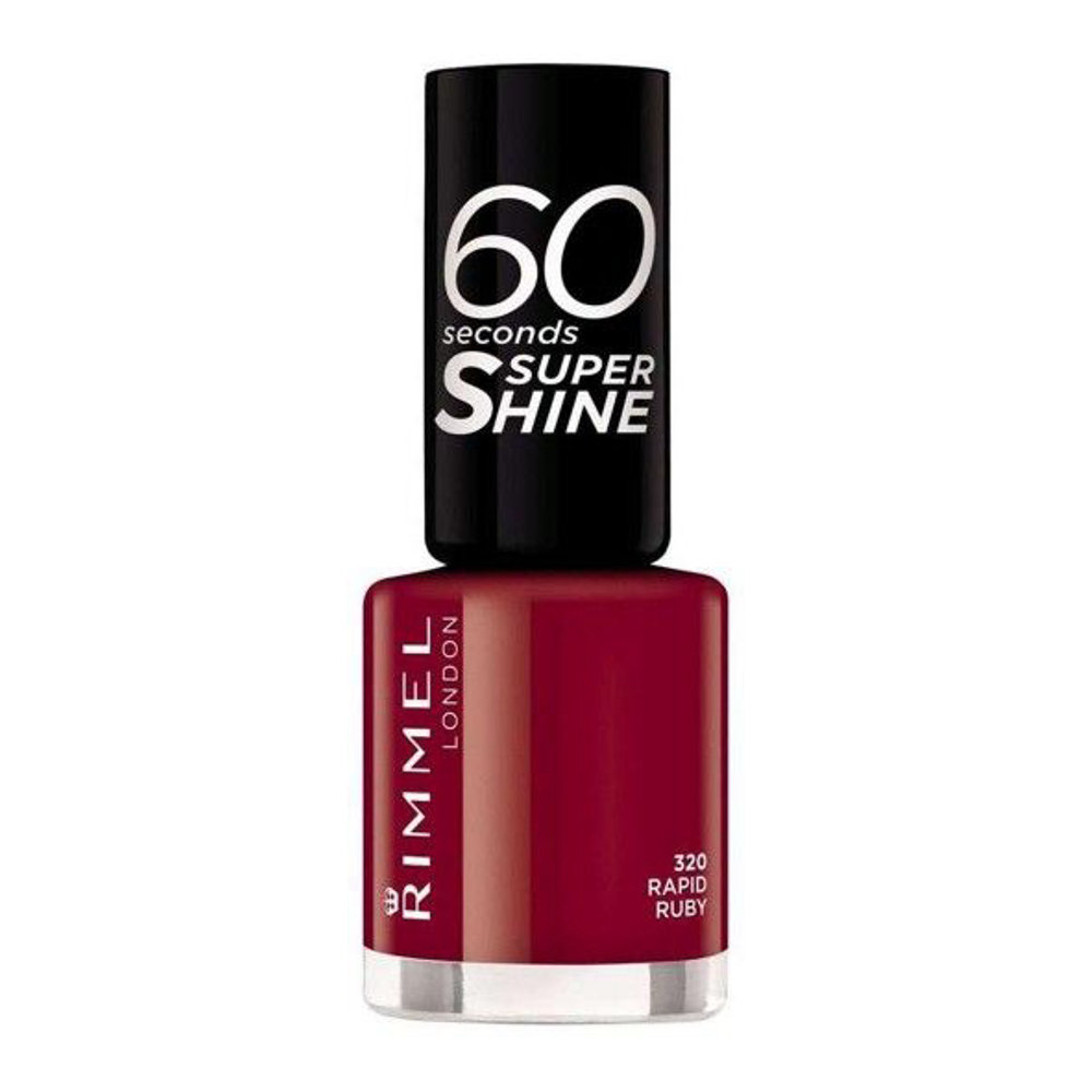 Vernis à ongles '60 Seconds Super Shine' - 320 Rapid Ruby 8 ml