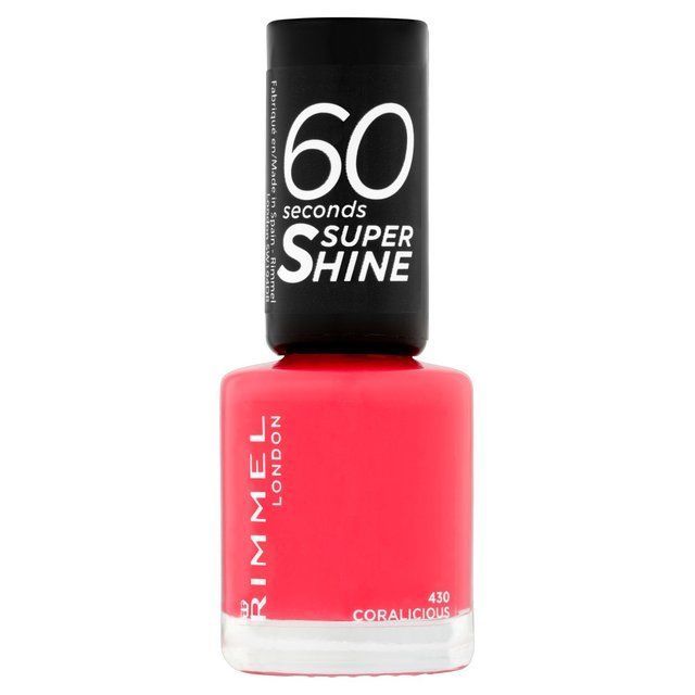 '60 Seconds Super Shine' Nail Polish - 420 Coralicious 8 ml