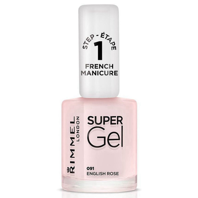 Vernis à ongles 'French Manicure Super Gel' - 091 English Rose 12 ml