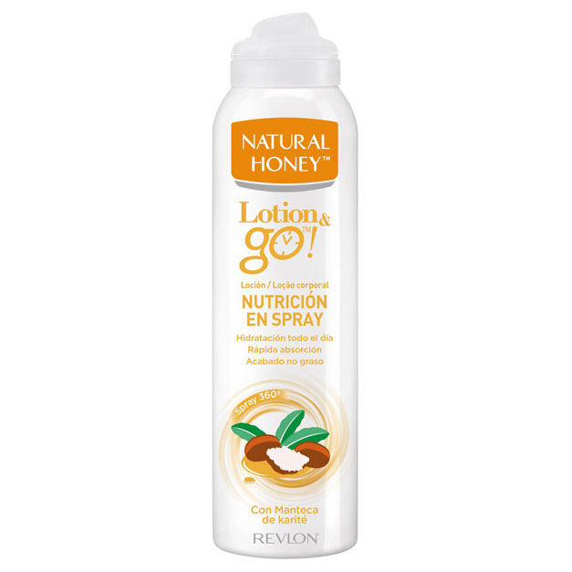 Natural Honey - Lotion & Go! Moisturizing body milk in spray - 200 ml