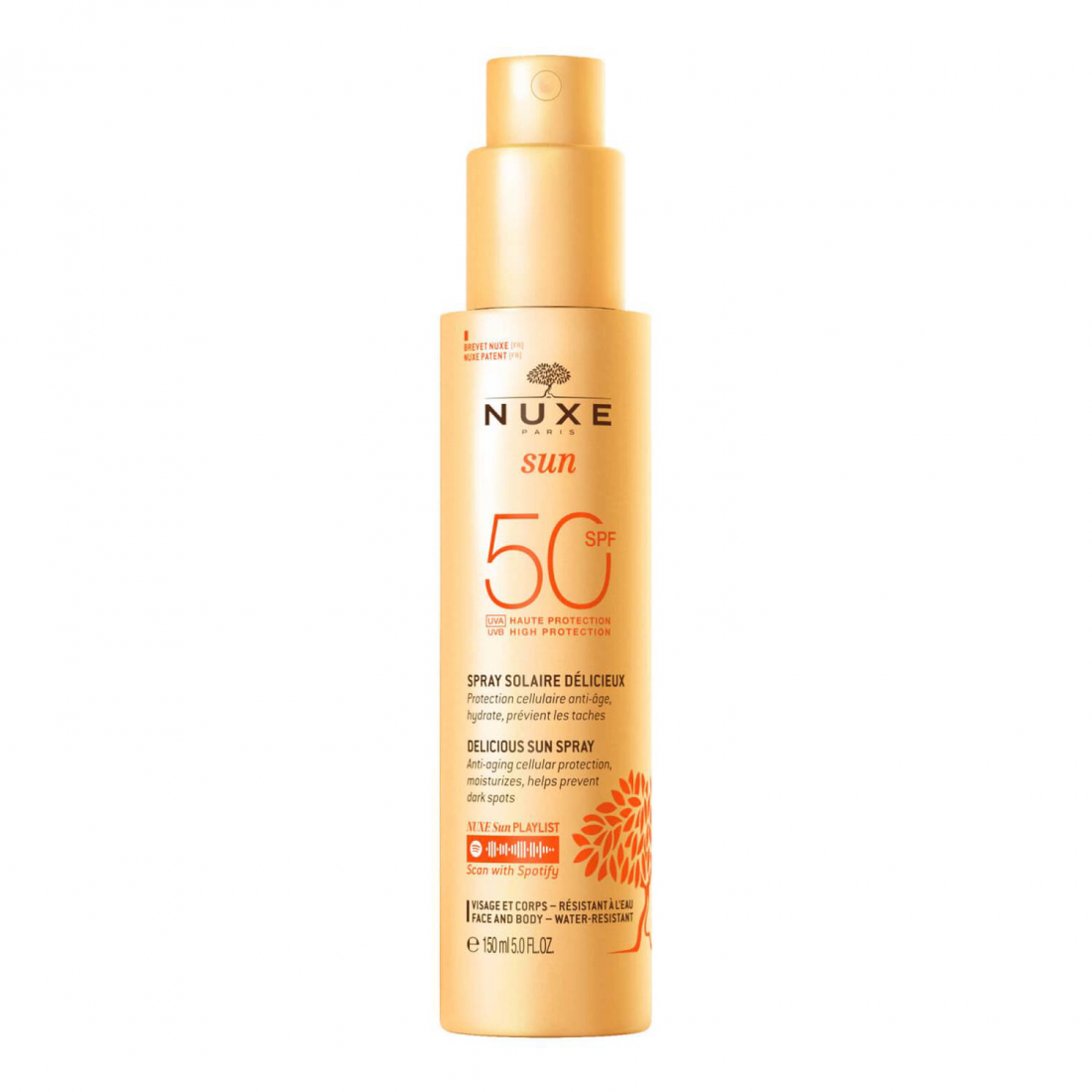 'Sun Délicieux Haute Protection SPF50 Visage et Corps' Sun Spray - All skin types, 150 ml