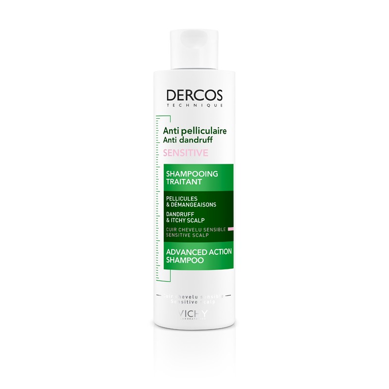 Dercos Shampooing Anti-Pelliculaire - Cuir chevelu sensible 200 ml