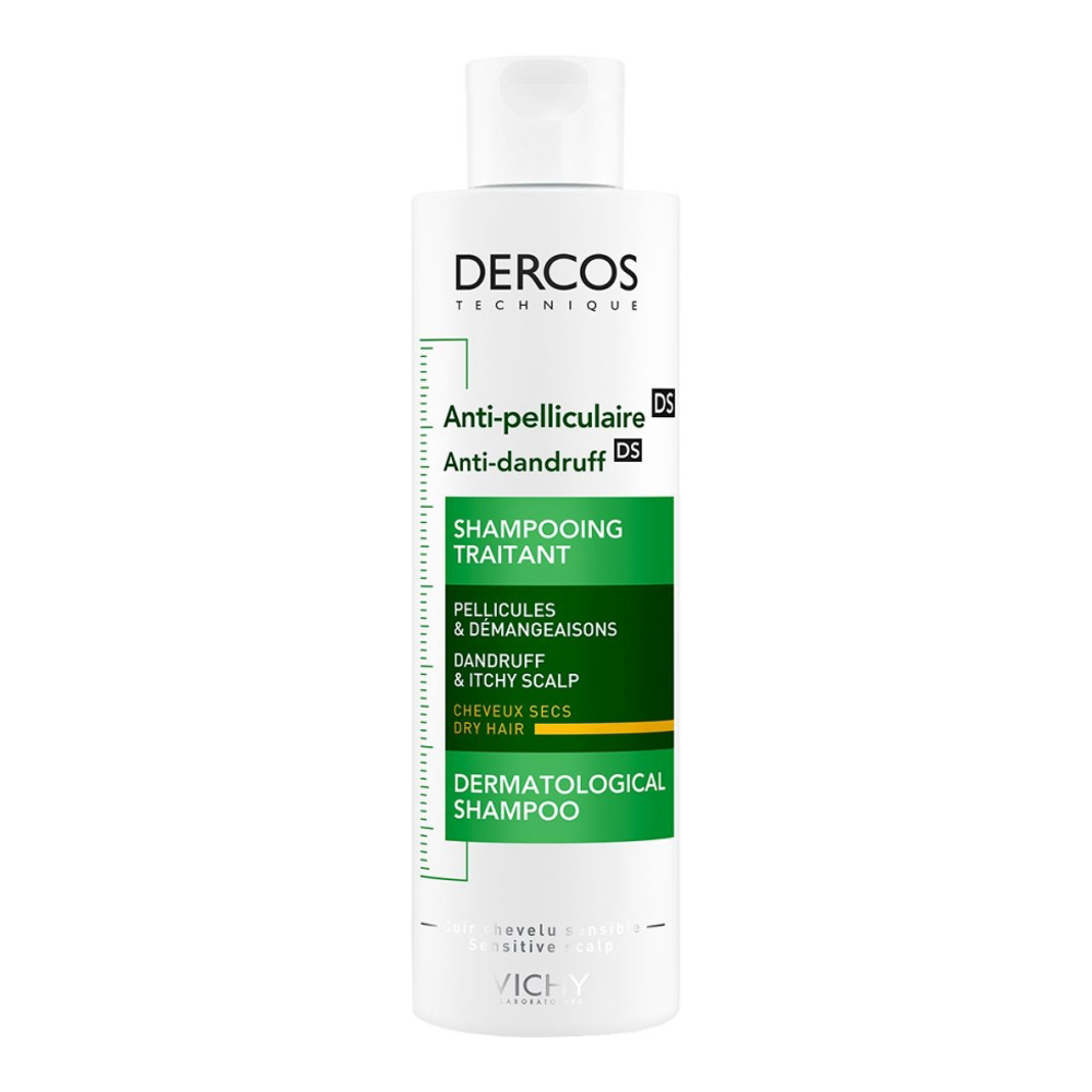 Dercos Shampooing Anti-Pelliculaire - Cheveux Secs - 200 ml