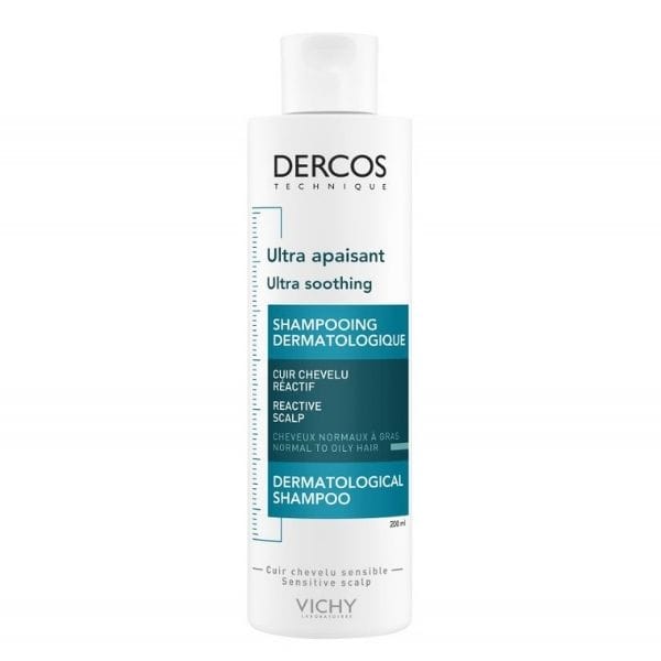 Dercos Shampooing Ultra Apaisant - Cheveux Gras 200 ml