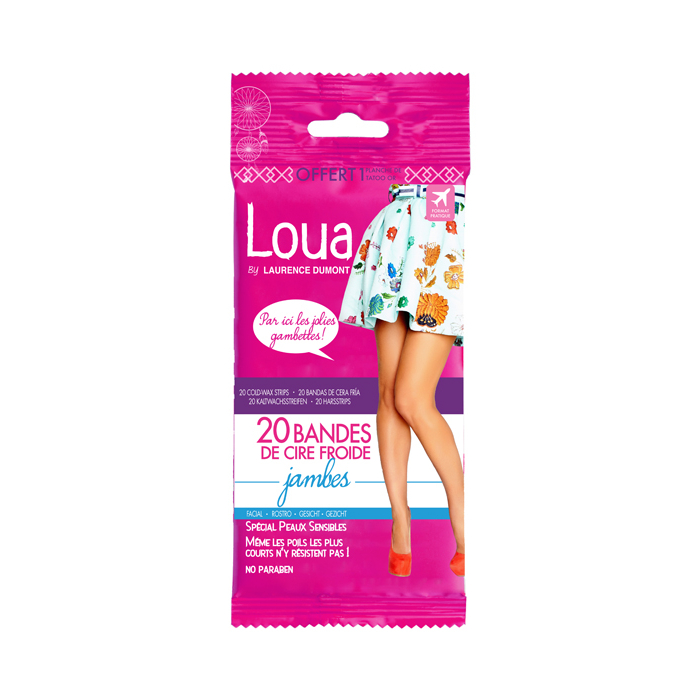 'Jambes' Cold Wax Strips - 20 Pieces