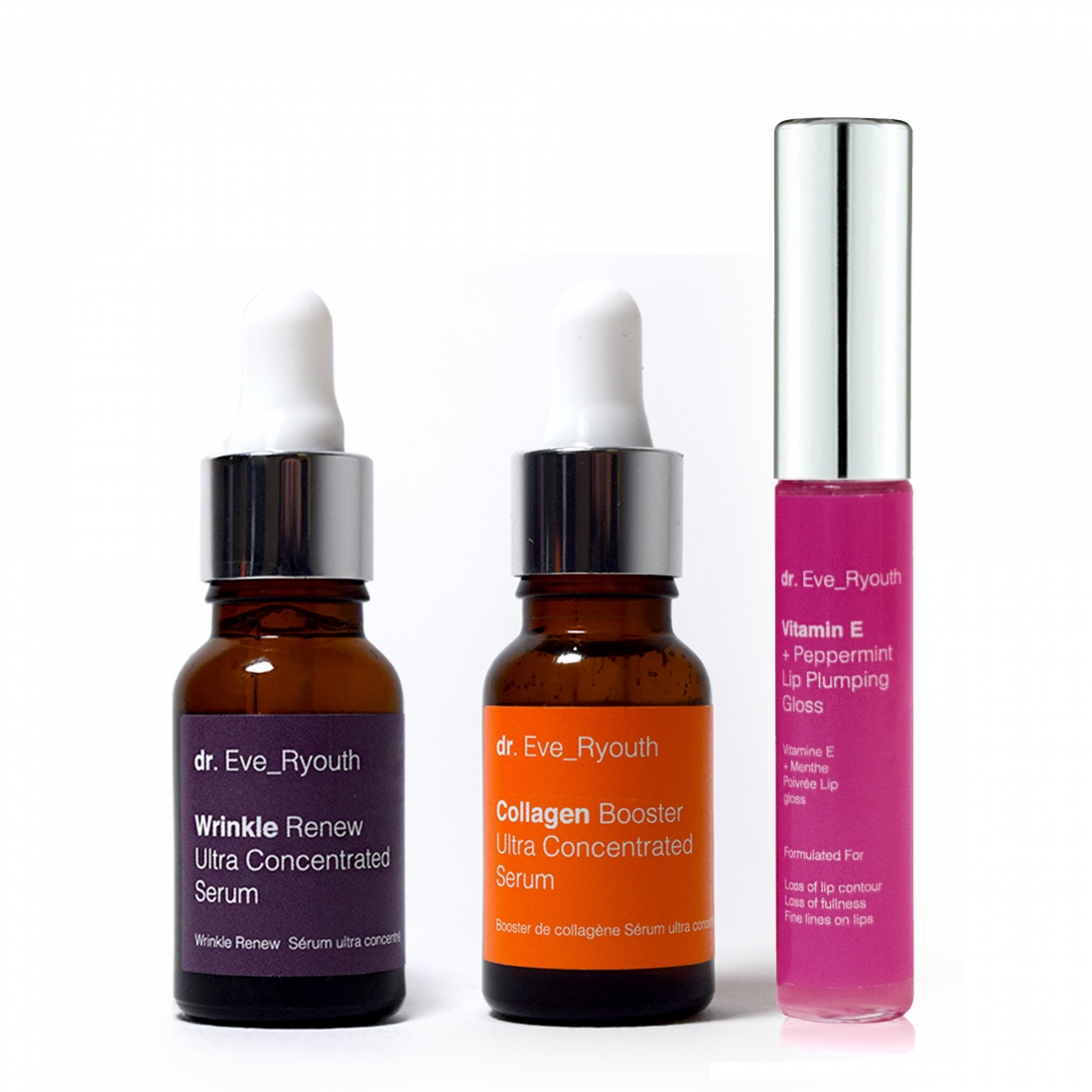 'Collagen Booster And Wrinkle Renew' Anti-Aging Care Set - 3 Pieces