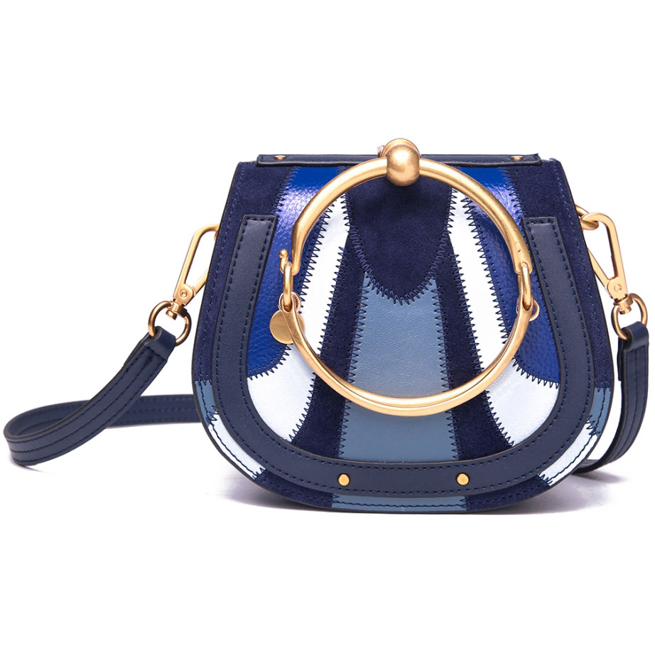 Sac à bandoulière  en Cuir de veau pour Femmes - Large