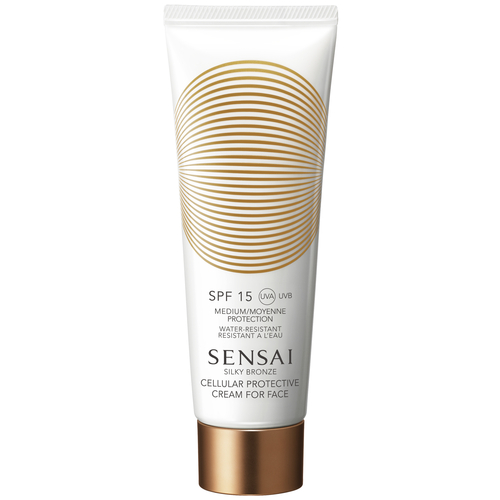 'Sensai Silky Bronze Cellular Protective SPF15' Sonnenschutz für das Gesicht - 50 ml