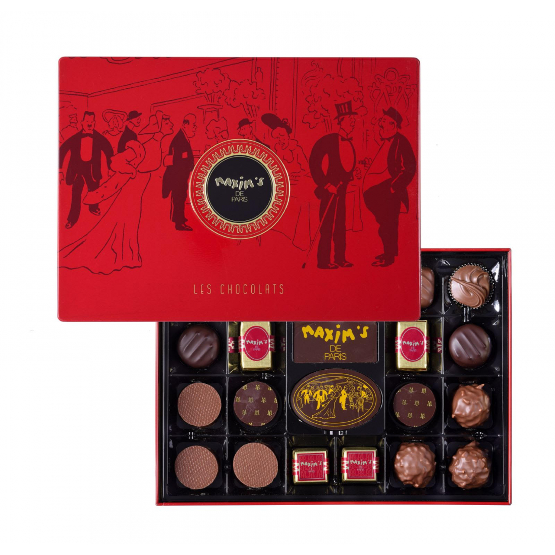 Metal Box Of 22 Assorted Chocolates