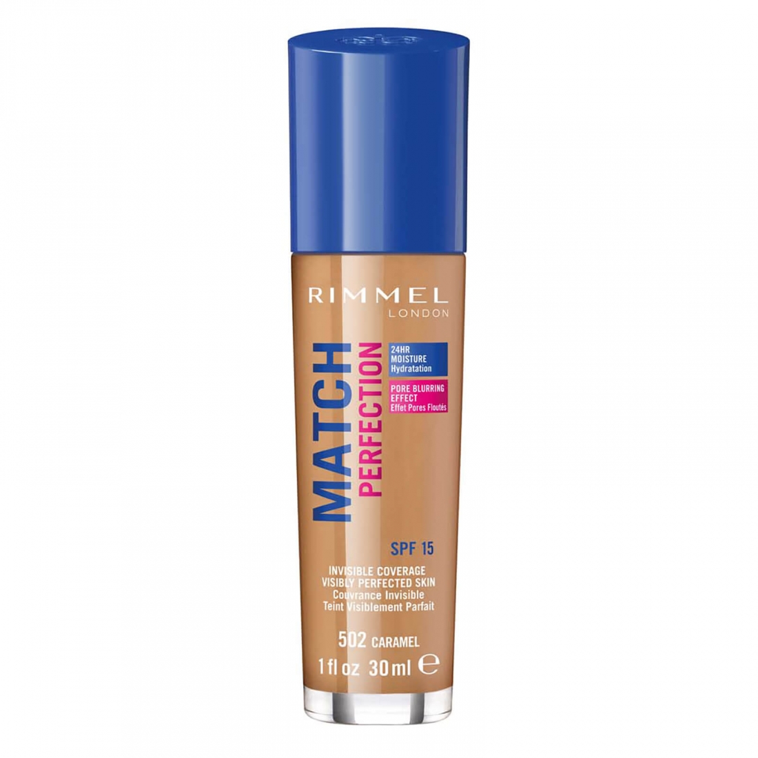 Fond de teint 'Match Perfection' - 502 Caramel 30 ml