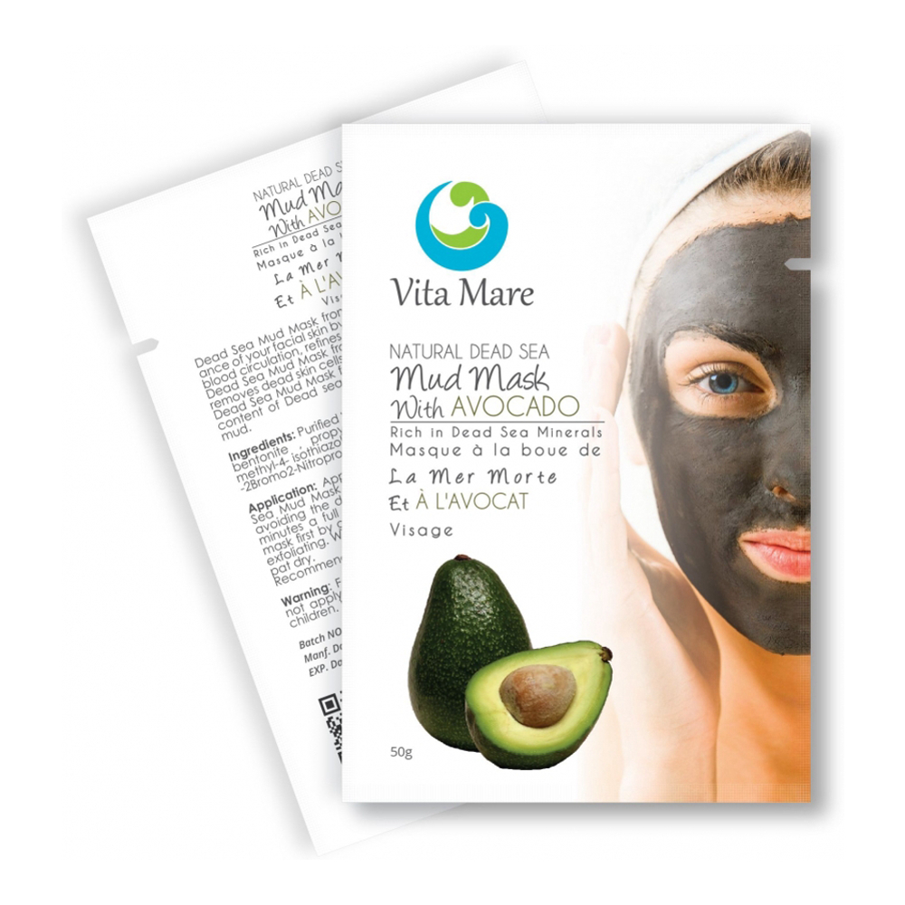 Masque à la boue de la Mer Morte et avocat - 50 g