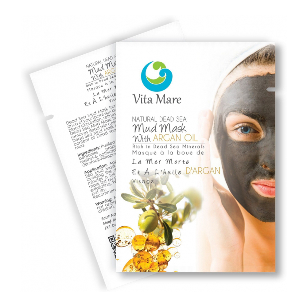 Mask with Dead Sea mud and argan oil - 50 g