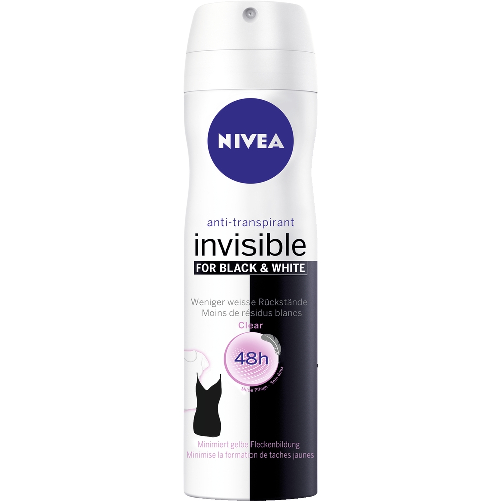 'Black & White Invisible Active' Sprüh-Deodorant - 200 ml