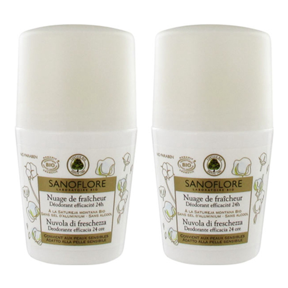 Déodorant 'Bille 24H Nuage De Fraicheur' - 50 ml, 2 Unités