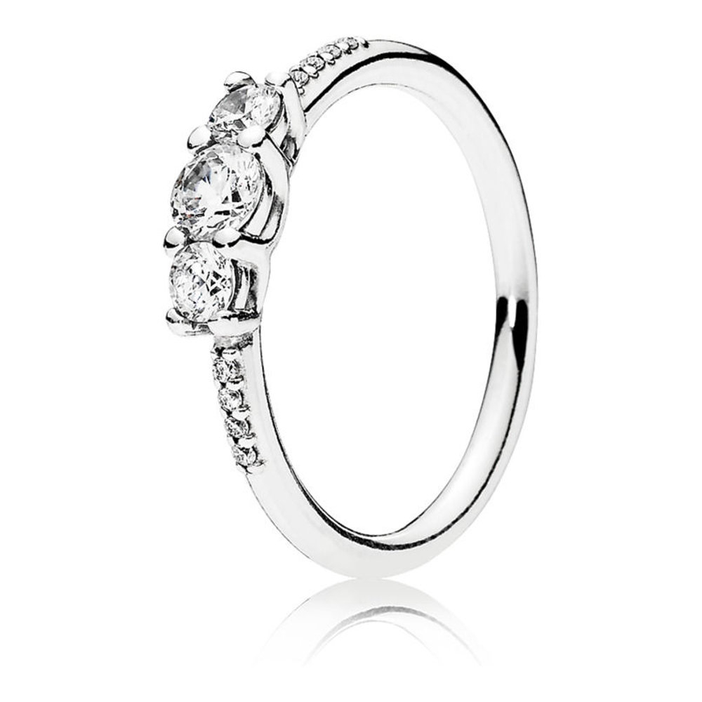 Women's 'Clear Three-Stone' Ring