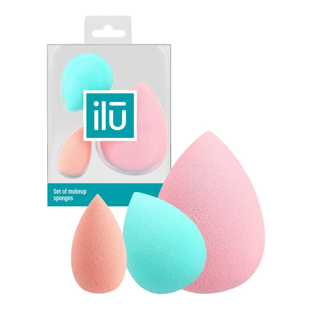Make-up-Schwamm-Set - 3 Stücke