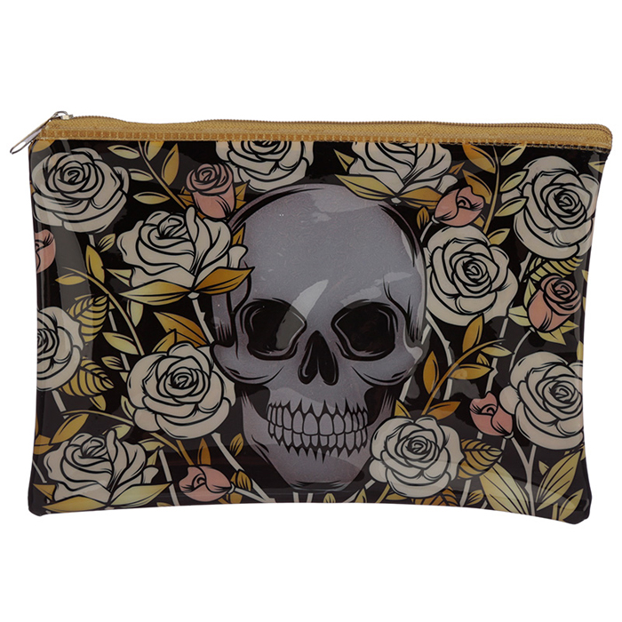 'Skulls And Roses' Toiletry Bag