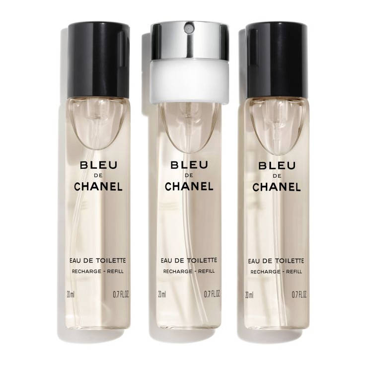 'Bleu de Chanel Twist & Spray' Eau De Toilette, Refill - 20 ml, 3 Pieces