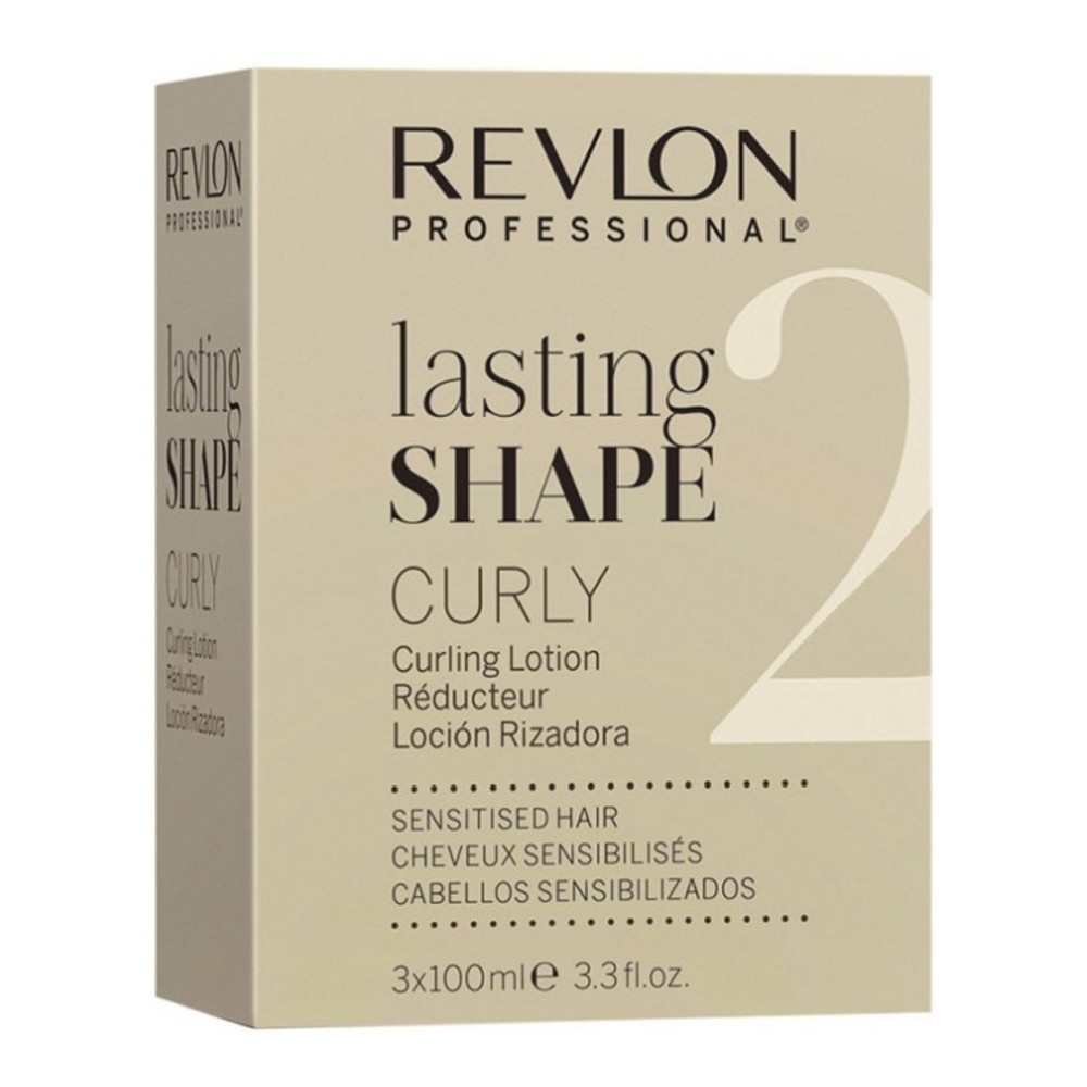 Lotion de bouclage des cheveux 'Lasting Shape Curly' - 100 ml, 3 Pièces