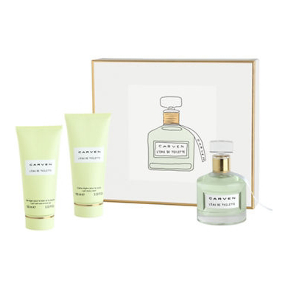 'L'Eau De Toilette' Perfume Set - 3 Pieces