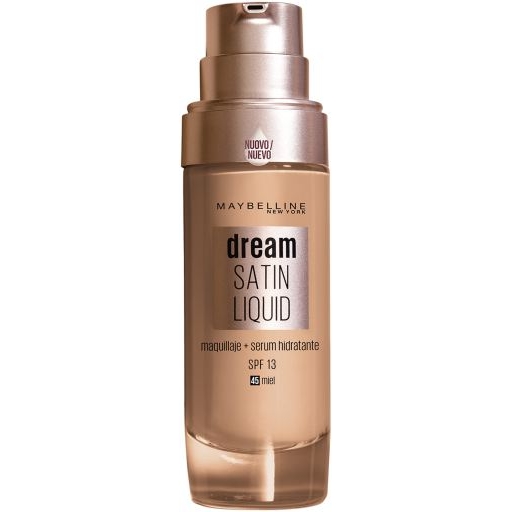 'Dream Satin Liquid' Foundation + Serum - 45 Honey 30 ml
