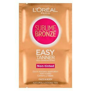 'Sublime Bronze Easy' Tanning Wipes - 2 Pieces