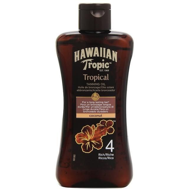 Huile Bronzante 'Coconut Tropical SPF4' - 200 ml
