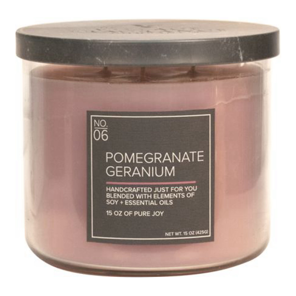 Kerze 3 Dochte - Pomegrante Geranium 480 g