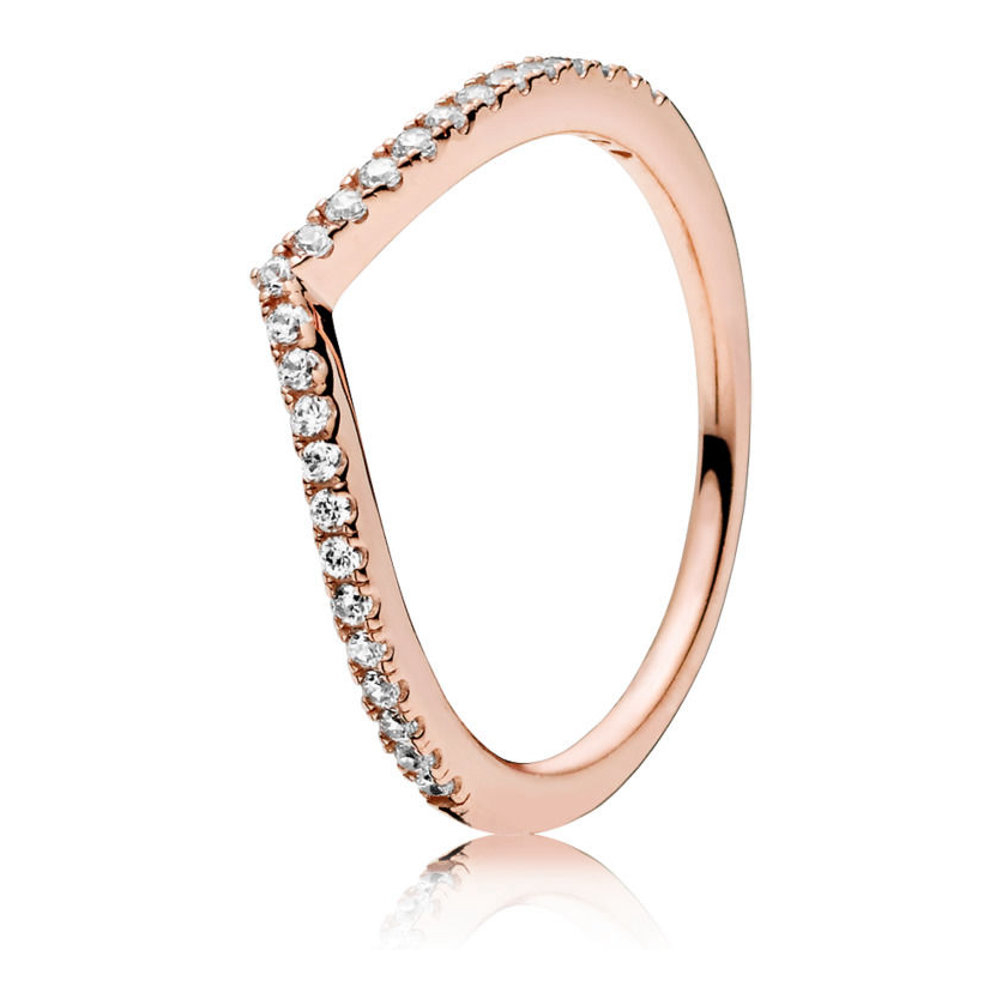 Women's 'Sparkling Wishbone' Ring