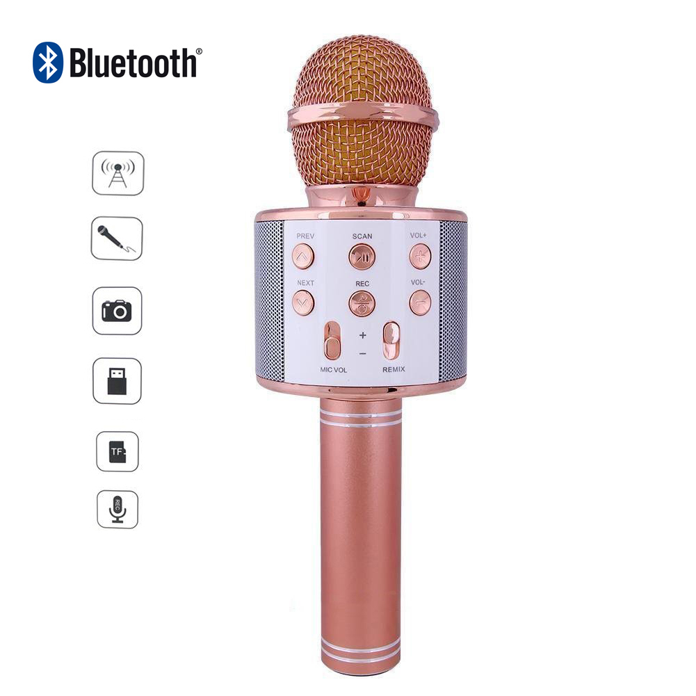 Microphone + Haut-parleur - Or Rose