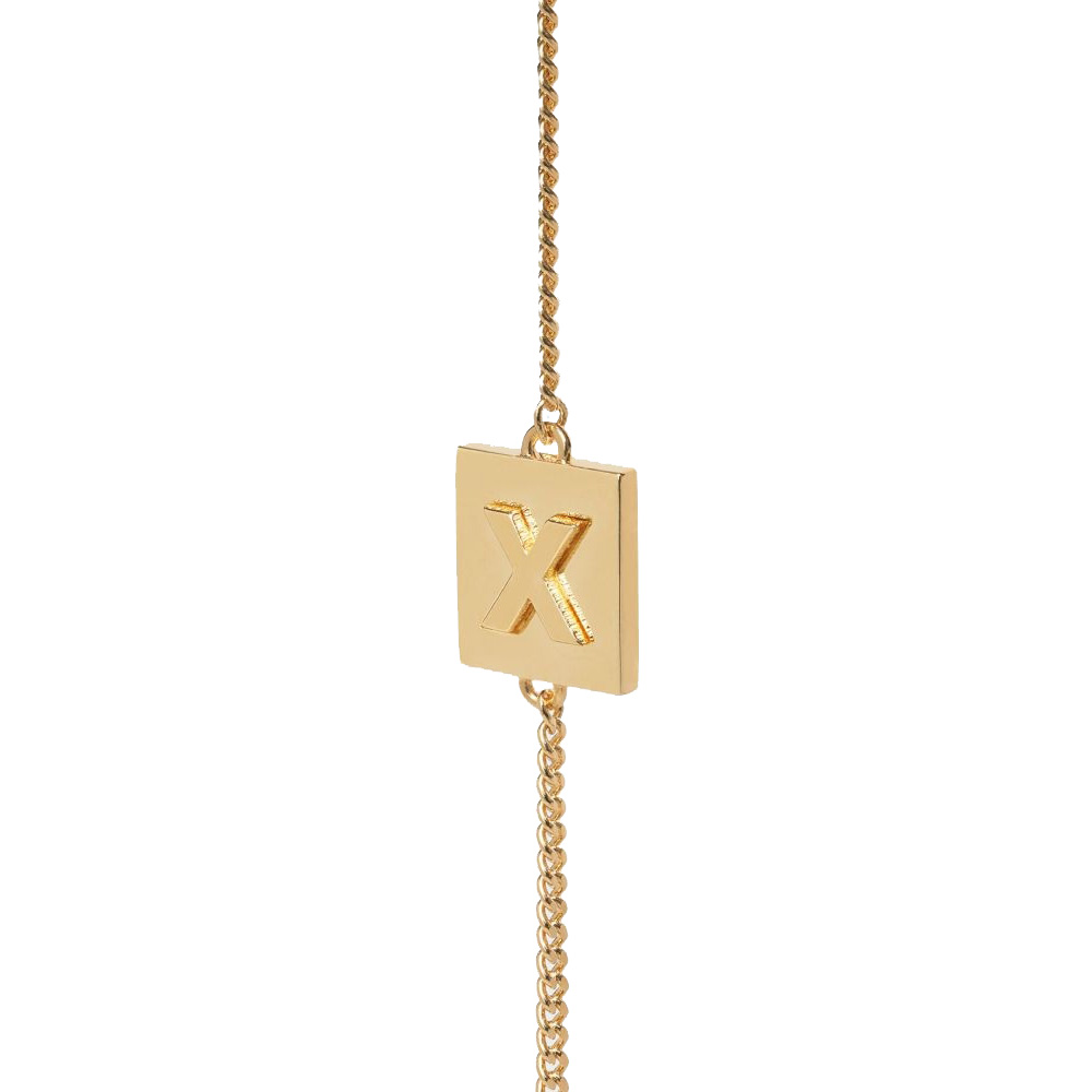 'Alphabet X' Armband für Damen