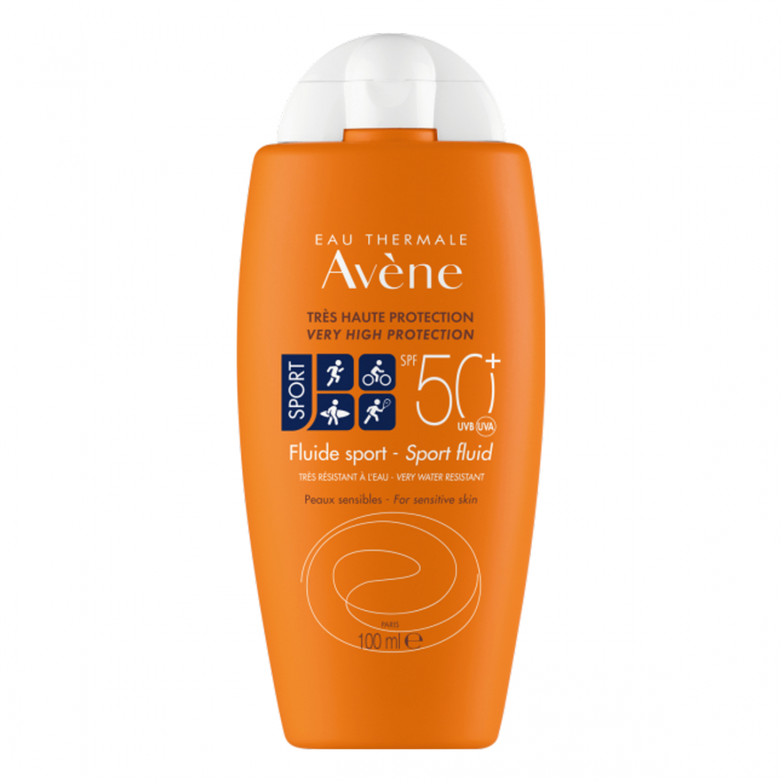 Crème solaire 'Solaire Haute Protection Sport Fluid SPF50+' - 100 ml