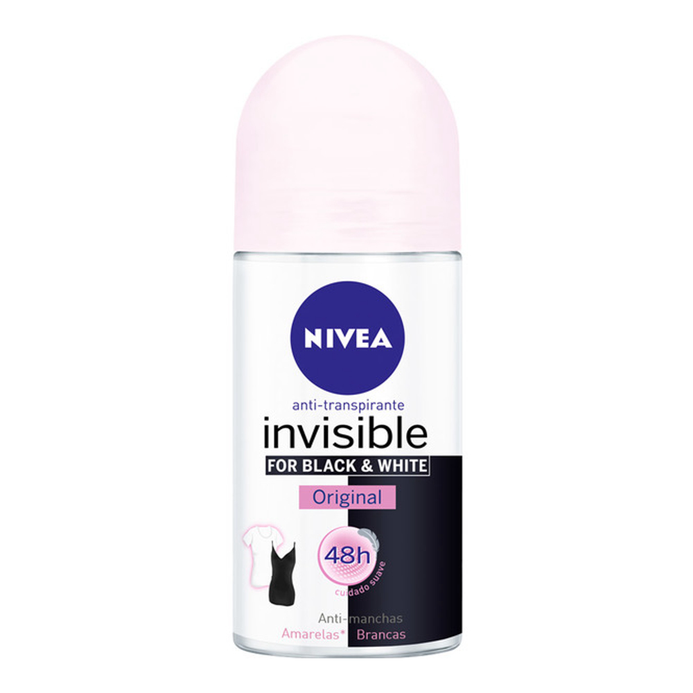 'Black & White Invisible Roll On' Deodorant - 50 ml