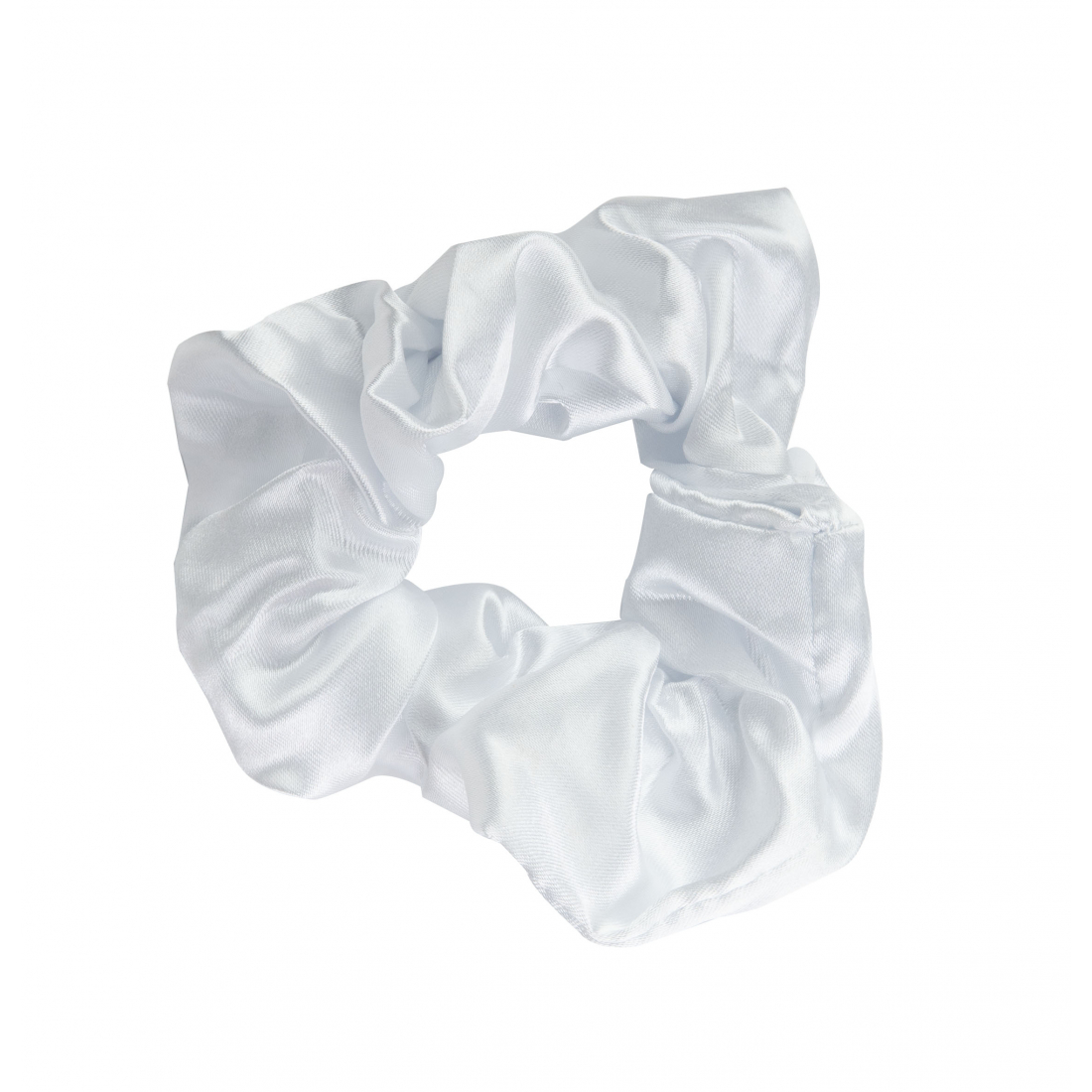 Set de chouchou 'Pink & White Satin' - 4 Pièces