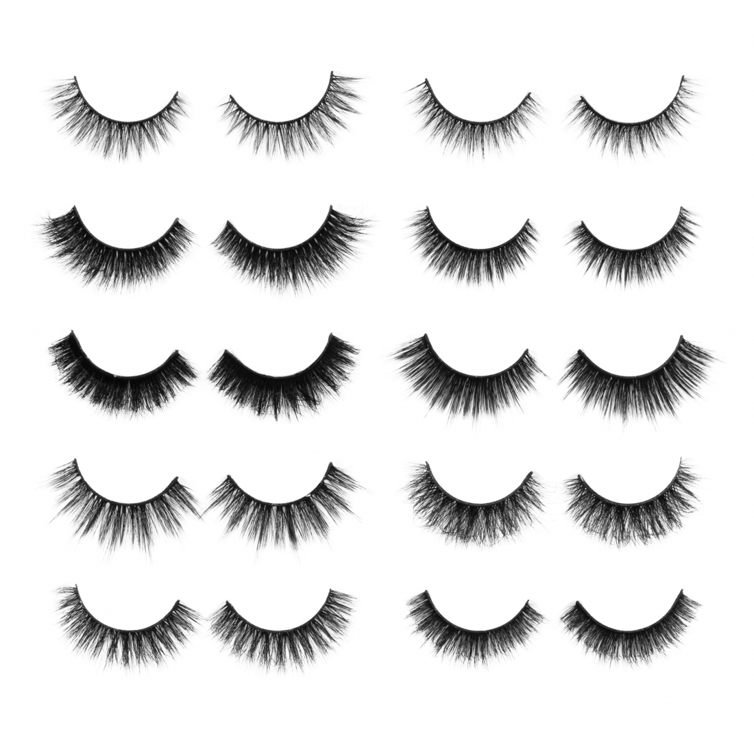 Set de cils 'Deluxe' - 10 Pièces