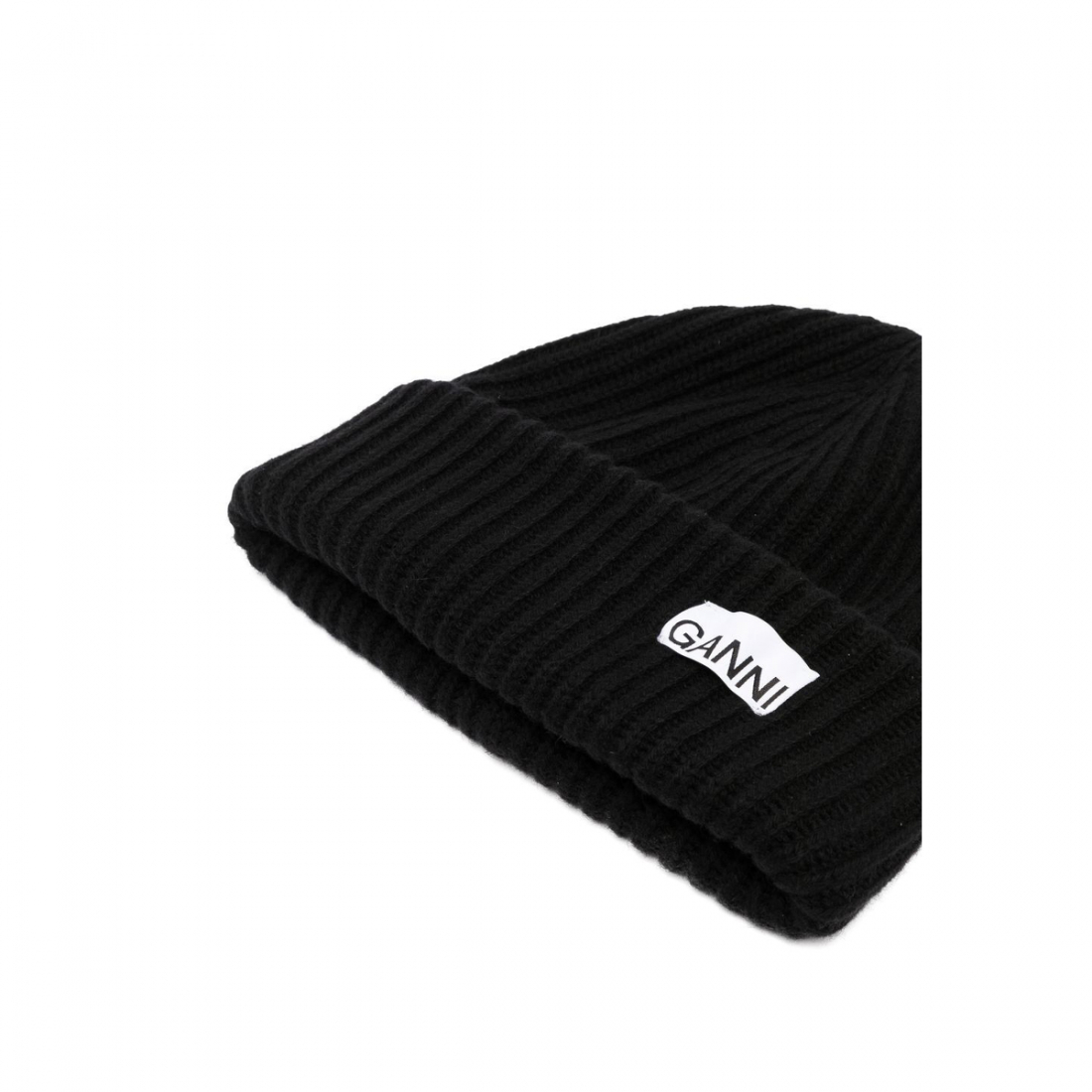 Bonnet 'Logo-Patch Ribbed' pour Femmes