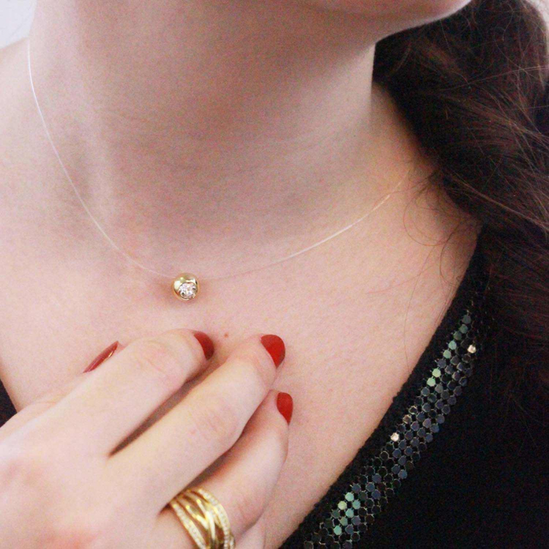 Pendentif 'Moon' pour Femmes